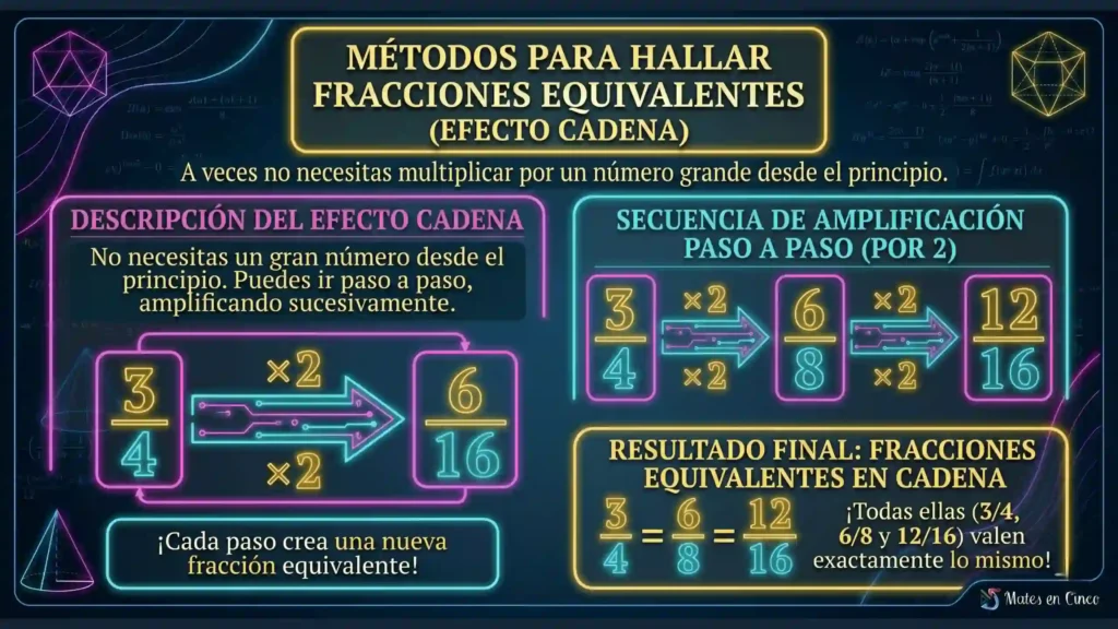 fracciones-equivalentes-a-3-4-tres-cuartos-amplificacion-sucesiva